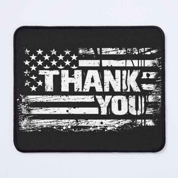 Item preview, Thank You American Flag Patriotic Veteran Appreciation Distressed Art designed and sold by inkoutninja.