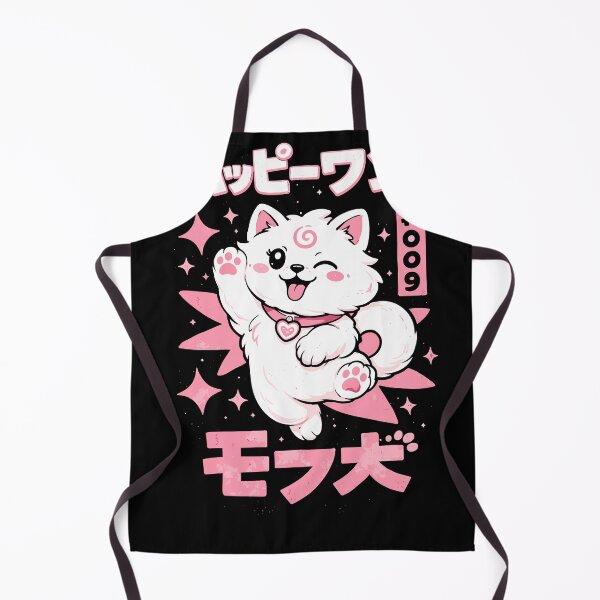 Item preview, Happy Wan Cute Fluffy Dog Japanese Poster designed and sold by Matinez Pink.