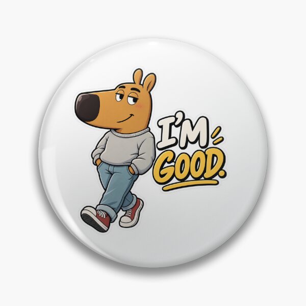 Item preview, I'm Good Chill Guy Meme Sticker designed and sold by Memerzero.
