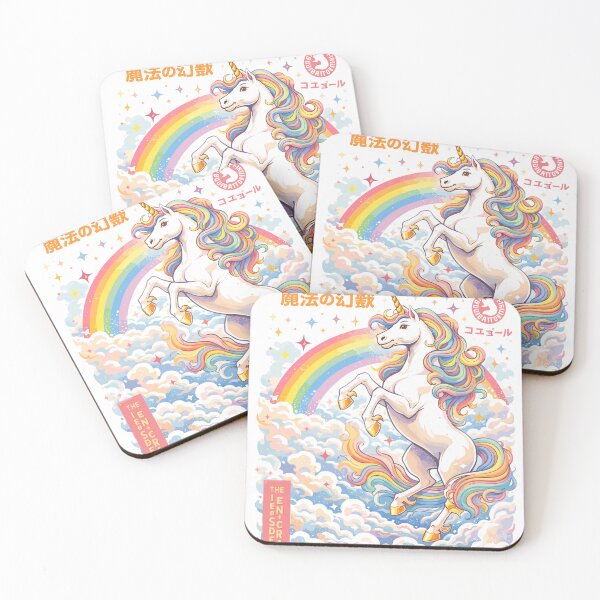 Item preview, Enchanted Unicorn Japanese Poster designed and sold by Matinez Pink.