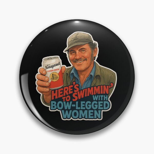 Item preview, Heres To Swimmin Quint Jaws Movie Quote designed and sold by popcornflames.