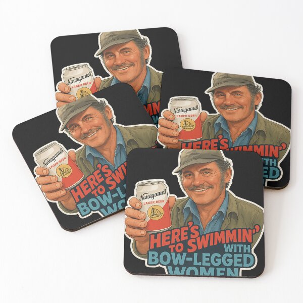Item preview, Heres To Swimmin Quint Jaws Movie Quote designed and sold by popcornflames.