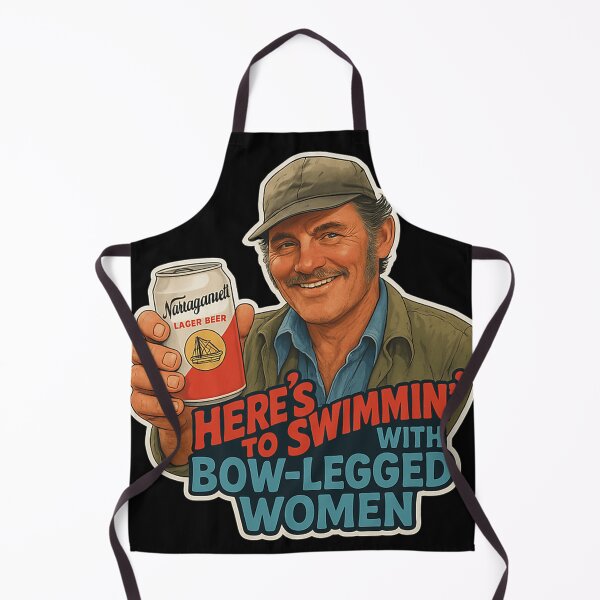 Item preview, Heres To Swimmin Quint Jaws Movie Quote designed and sold by popcornflames.