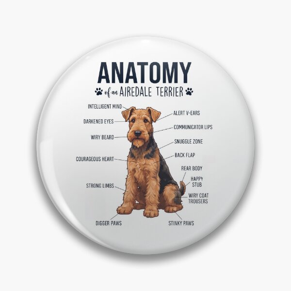 Artikelvorschau, Anatomie des Airedale Terriers – Ein Hundeliebhaber entworfen und verkauft von dian-rody-crest.
