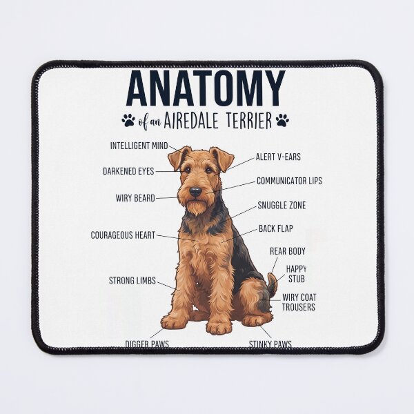 Item preview, Airedale Terrier Anatomy Dog Lover designed and sold by dian-rody-crest.