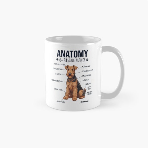Item preview, Airedale Terrier Anatomy Dog Lover designed and sold by dian-rody-crest.