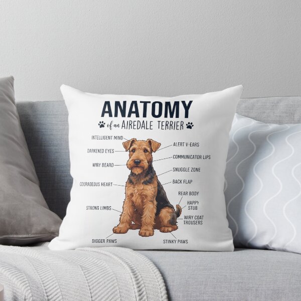 Item preview, Airedale Terrier Anatomy Dog Lover designed and sold by dian-rody-crest.