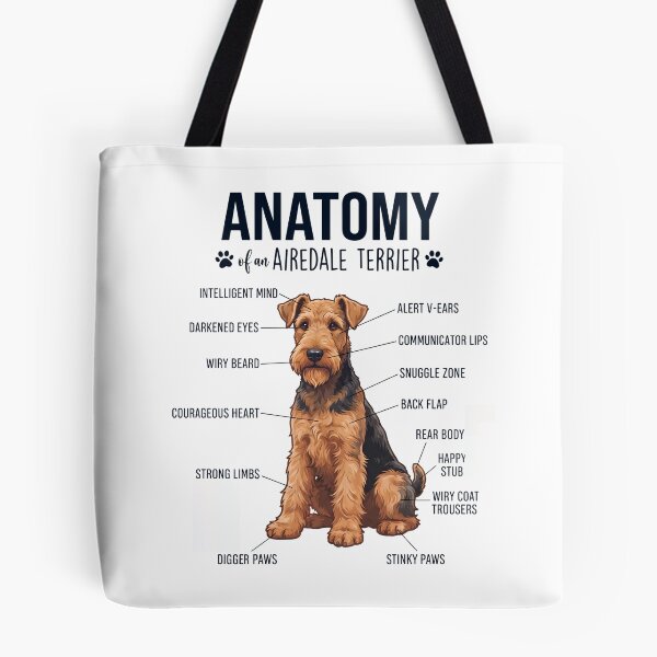Item preview, Airedale Terrier Anatomy Dog Lover designed and sold by dian-rody-crest.