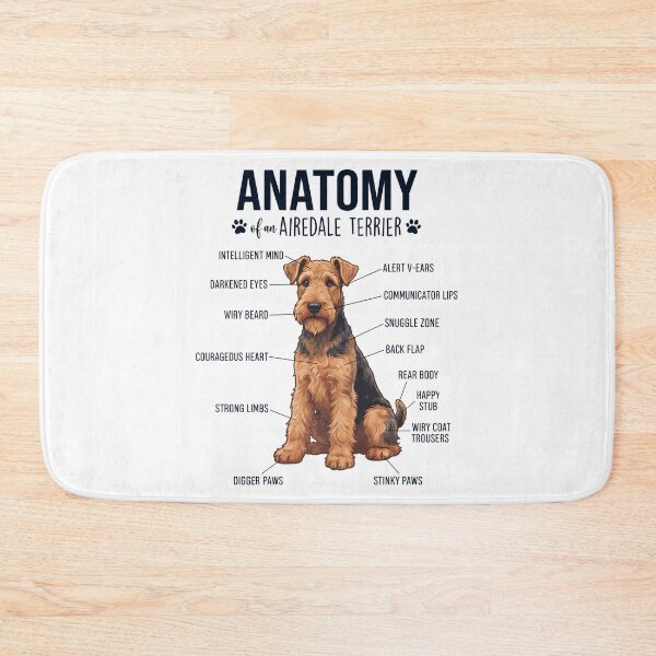Item preview, Airedale Terrier Anatomy Dog Lover designed and sold by dian-rody-crest.