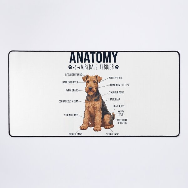 Item preview, Airedale Terrier Anatomy Dog Lover designed and sold by dian-rody-crest.