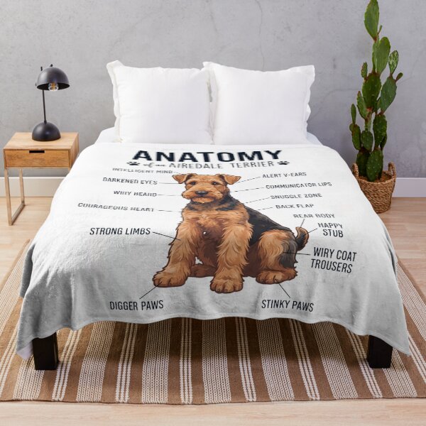Item preview, Airedale Terrier Anatomy Dog Lover designed and sold by dian-rody-crest.