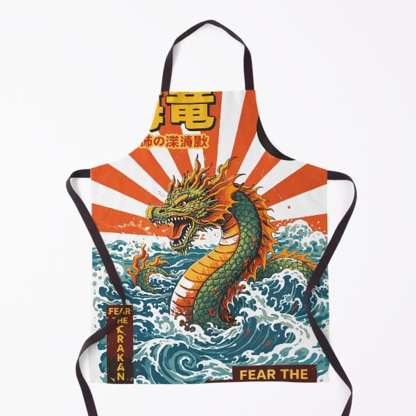 Item preview, Fear The Sea Dragon Japanese Poster designed and sold by Matinez Pink.