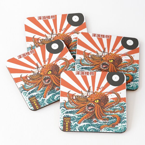 Item preview, Fear The Sea Dragon Vintage Poster designed and sold by Matinez Pink.