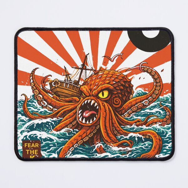 Item preview, Fear The Sea Dragon Vintage Poster designed and sold by Matinez Pink.