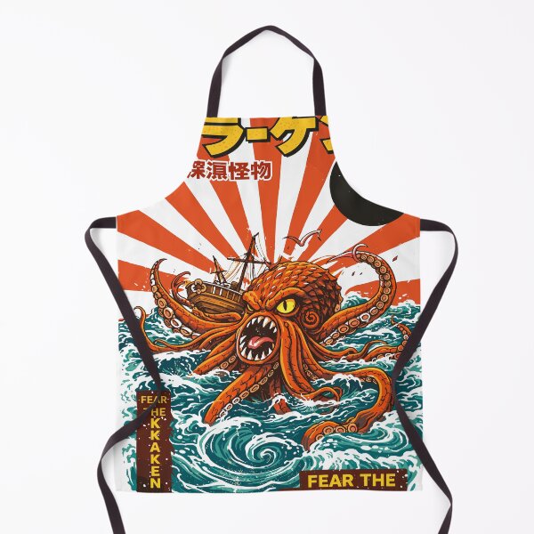 Item preview, Fear The Sea Dragon Vintage Poster designed and sold by Matinez Pink.