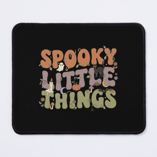 Item preview, Spooky Little Things – Cute Cottagecore Halloween Ghost, Black Cat, Pumpkin and Mushrooms Retro Fall designed and sold by FestivityFinds.