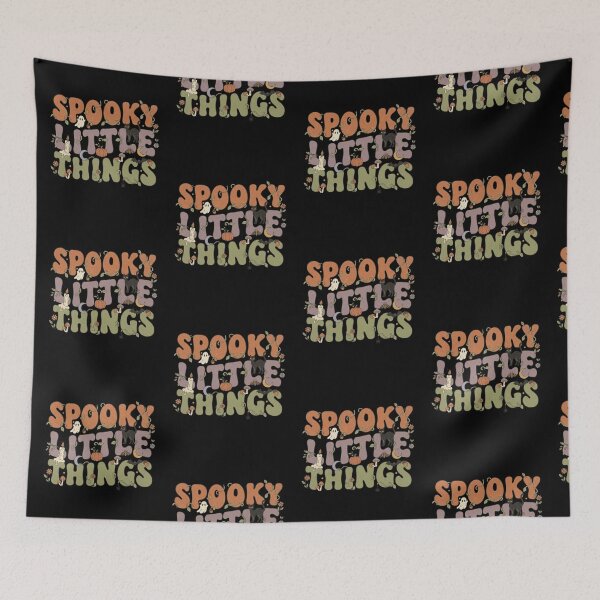Item preview, Spooky Little Things – Cute Cottagecore Halloween Ghost, Black Cat, Pumpkin and Mushrooms Retro Fall designed and sold by FestivityFinds.