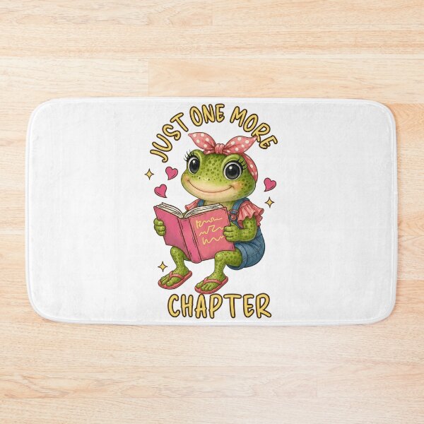 Item preview, Just One More Chapter Cute Reading Frog Kawaii Graphic designed and sold by dartoffofo⭐⭐⭐⭐⭐.