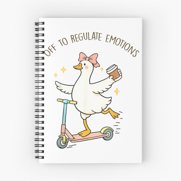 Item preview, Off to Regulate Emotions Goose Funny Mental Health Counselor T-Shirt designed and sold by APdzain.