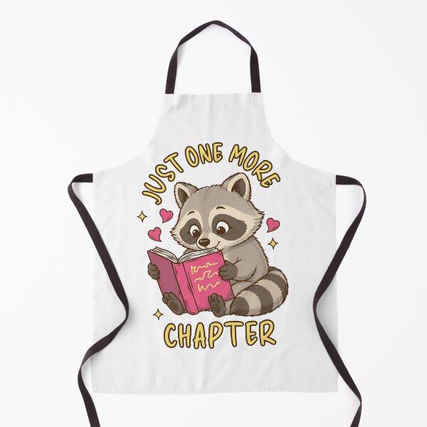 Item preview, Just One More Chapter Cute Raccoon Reading Book designed and sold by dartoffofo⭐⭐⭐⭐⭐.