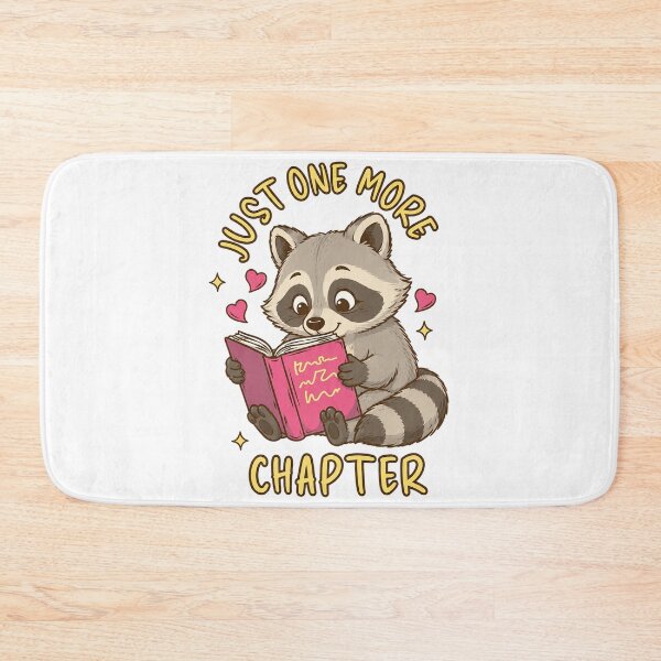 Item preview, Just One More Chapter Cute Raccoon Reading Book designed and sold by dartoffofo⭐⭐⭐⭐⭐.