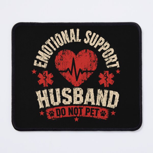 Item preview, Emotional Support Husband Do Not Pet Funny Husband Relationship Gift designed and sold by SkeletonsDanger.