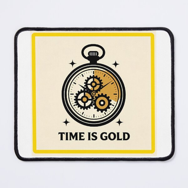 Item preview, Time Is Gold Steampunk Pocket Watch Vintage designed and sold by FerretSpark.