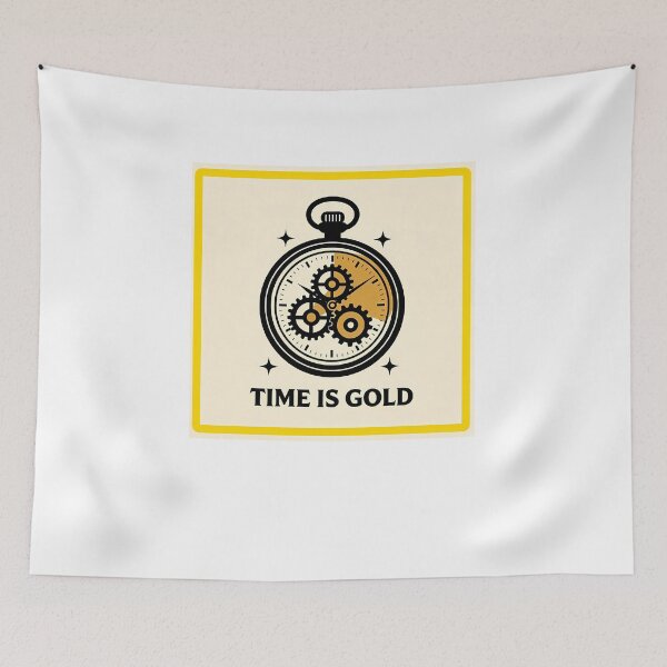 Item preview, Time Is Gold Steampunk Pocket Watch Vintage designed and sold by FerretSpark.