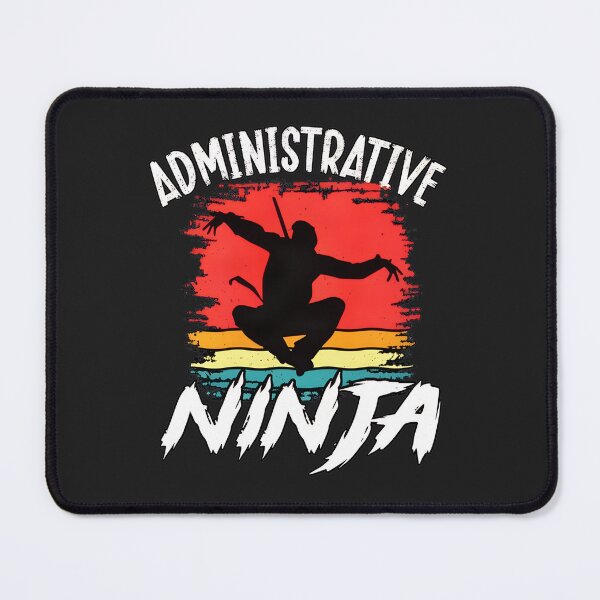 Item preview, Administrative Ninja Retro Sunset designed and sold by javorpnmut.