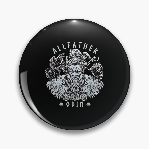 Item preview, Allfather Odin Norse Mythology Ravens Viking Artwork designed and sold by cagleyn.