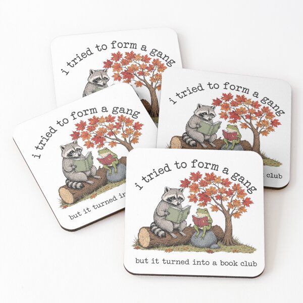 Item preview,  A Book Club Raccoon Frog designed and sold by dartoffofo⭐⭐⭐⭐⭐.