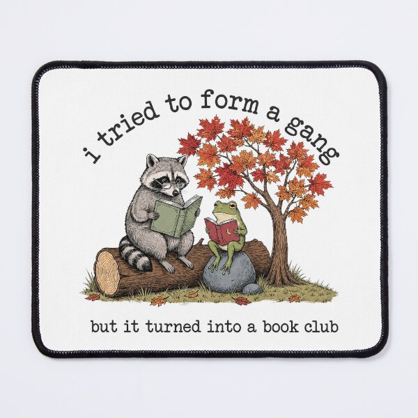 Item preview,  A Book Club Raccoon Frog designed and sold by dartoffofo⭐⭐⭐⭐⭐.