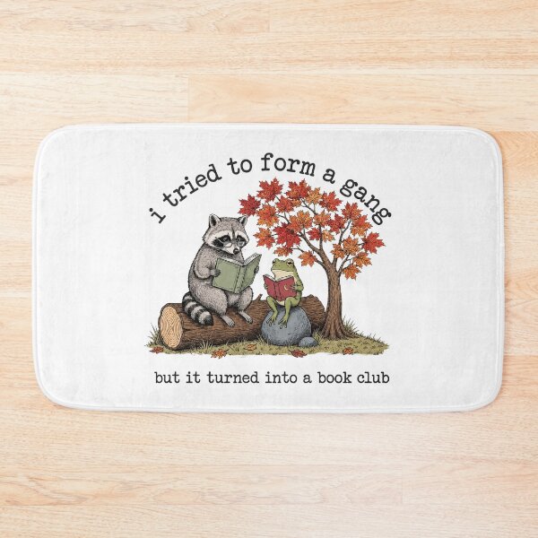 Item preview,  A Book Club Raccoon Frog designed and sold by dartoffofo⭐⭐⭐⭐⭐.