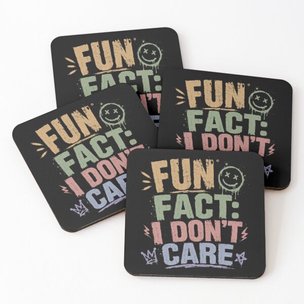 Item preview, Fun Fact: I Don't Care Sarcastic Humor Quote Teen Youth Attitude designed and sold by HumansStuck12.