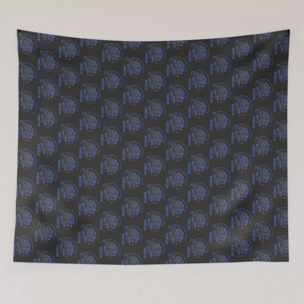 Item preview, The House Of Blue Leaves Aesthetic Botanical Art - Vintage Blue Foliage Design | Best Gift designed and sold by Biswanath Kar.