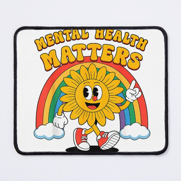 Item preview, Mental Health Matters Funny Therapist Psychologist Sunflower T-Shirt designed and sold by Julian Segers.