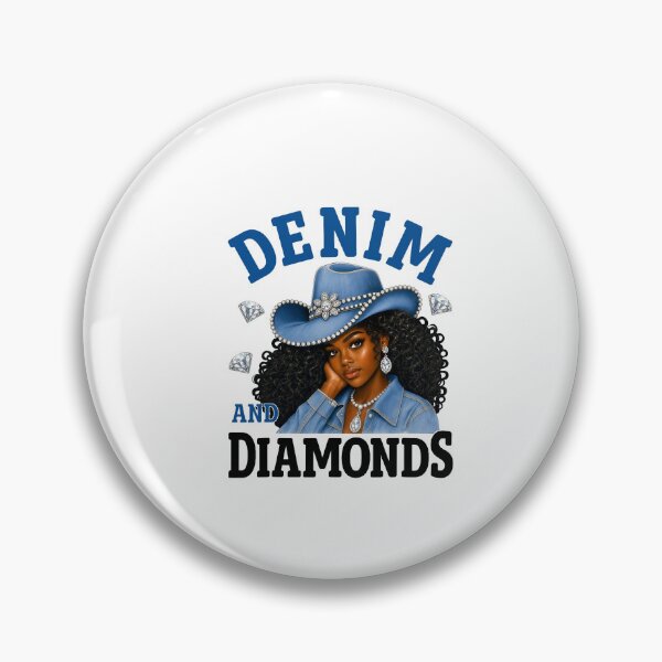 Item preview, Denim and Diamonds Western Cowgirl designed and sold by ImeldaSparks.
