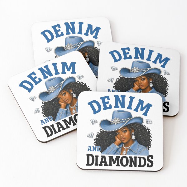 Item preview, Denim and Diamonds Western Cowgirl designed and sold by ImeldaSparks.