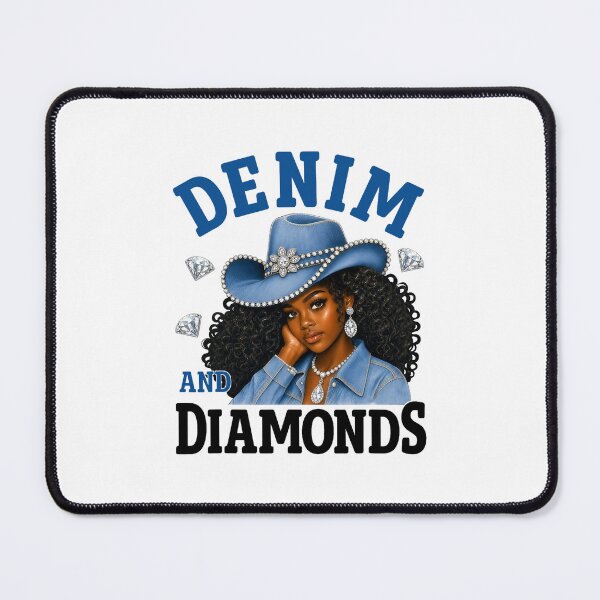 Item preview, Denim and Diamonds Western Cowgirl designed and sold by ImeldaSparks.
