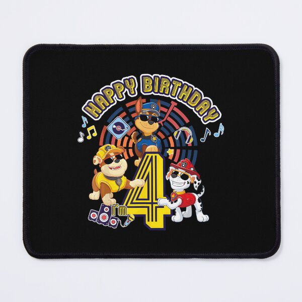Item preview, Rescue Dog Team Happy Day Birthday Age 4 designed and sold by AlanPitek.