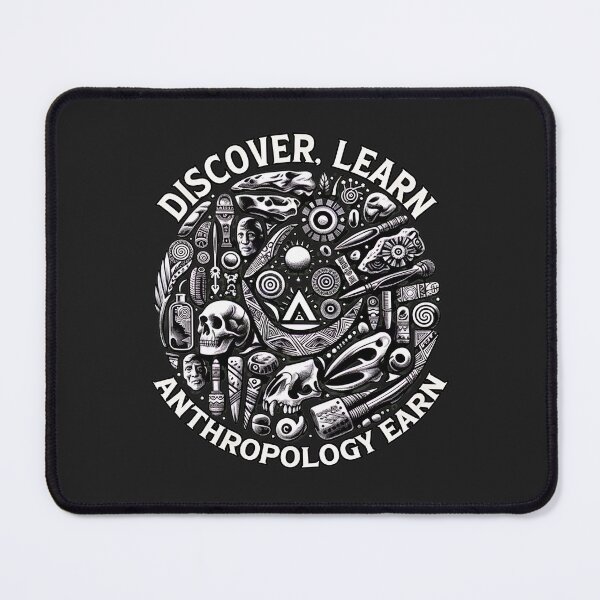 Item preview, Anthropology Discover Learn Earn Circle Emblem Art designed and sold by javorpnmut.