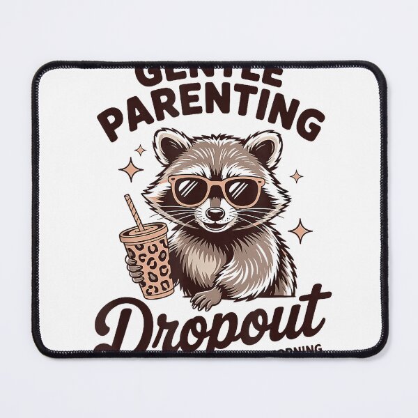 Item preview, Motherhood Gentle Parenting Dropout Humor Quote T-Shirt designed and sold by leelossyjudit.