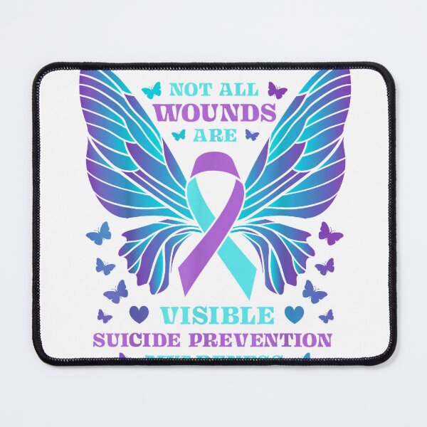 Item preview, Not All Wounds Are Visible Suicide Prevention Awareness Day T-Shirt designed and sold by Stickerbynp1.