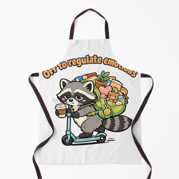 Item preview, Off to Regulate Emotions Funny Raccoon Scooter Humor T-Shirt designed and sold by Fester's Designs.