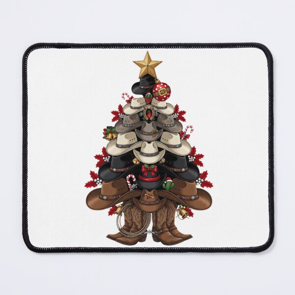 Item preview, Cowboy Hat Christmas Tree Western Country Holiday designed and sold by CF_VintageDesign.