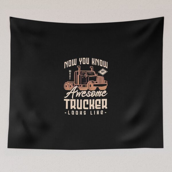 Item preview, Awesome Trucker Looks Like Gift designed and sold by willswogabor.