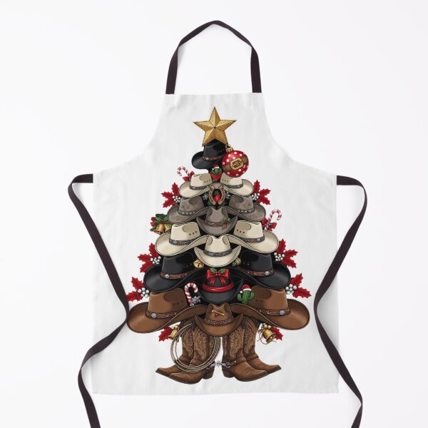 Item preview, Cowboy Hat Christmas Tree Western Country Holiday designed and sold by CF_VintageDesign.
