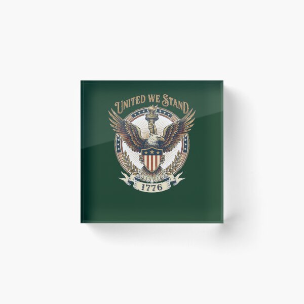 Item preview, United We Stand - Vintage Eagle  Torch Emblem 544 designed and sold by GriffithGarde.