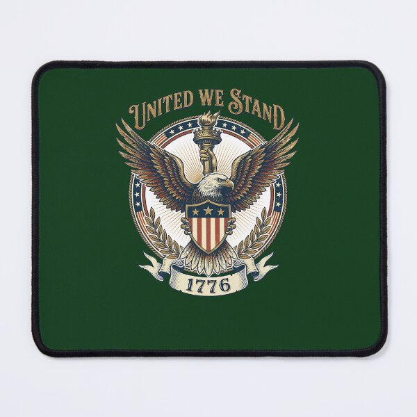 Item preview, United We Stand - Vintage Eagle  Torch Emblem 544 designed and sold by GriffithGarde.