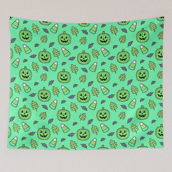 Item preview, Neon Halloween Pattern designed and sold by MZS Studio.